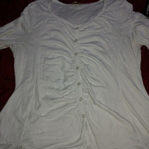 White cotton cardigan